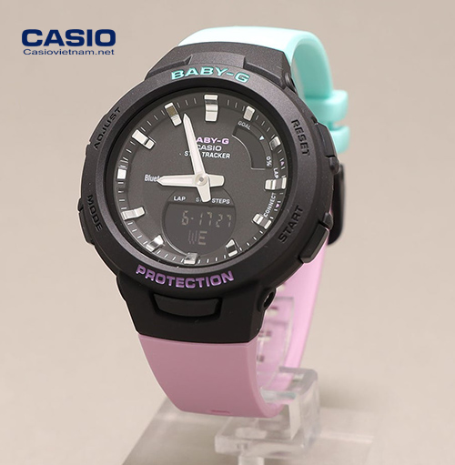đồng hồ casio baby g BSA-B100MT-1A