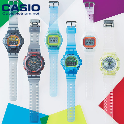bộ sưu tập Casio G Shock Color Skeleton