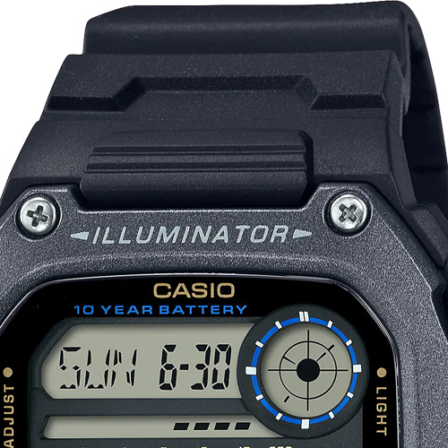 Casio DW291HX-1AV World Time Watch - 200M WR, 10-Year Battery, Alarm, Men's Digital