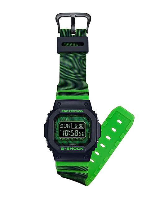 Dw-D5600Td-3 | Đồng Hồ Casio | G-Shock | Nam | Dây Nhựa | Màu Đặc Biệt |  Pin 10 Năm | Wr20Bar