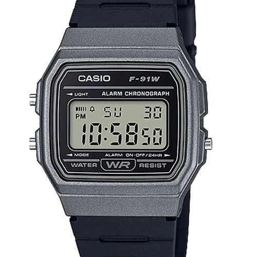 Đồng hồ Casio F-91WM-1B mặt vuông cá tính