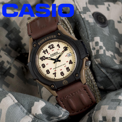 Casio FT-500WC-1BVCF Orologio Uomo Forester – Nylon Nero, Retroilluminazione EL, 100m Impermeabile, Quarzo