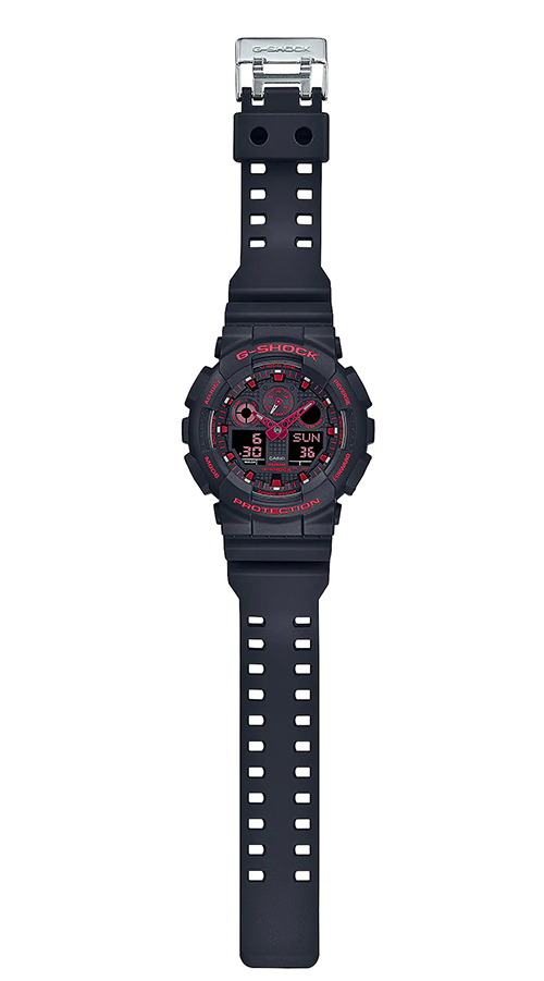 Đồng hồ Casio G-Shock GA-100BNR-1AVDF