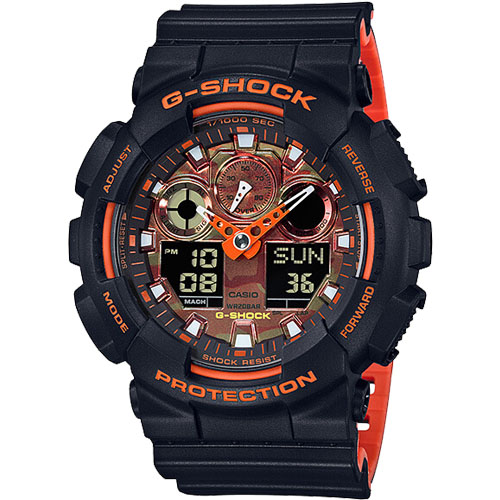 đồng hồ nam G Shock GA-100BR-1ADR