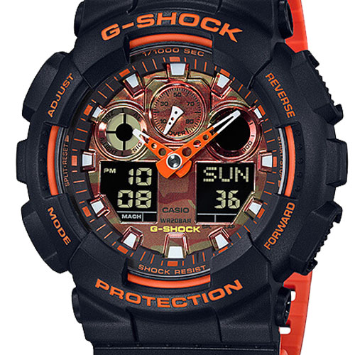 mẫu đồng hồ G Shock GA-100BR-1ADR