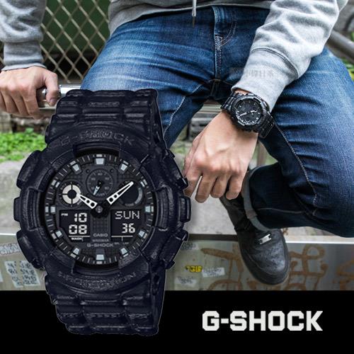 Đồng hồ Casio G-Shock GA-100BT-1A Thiết kế màu sắc ấn tượng