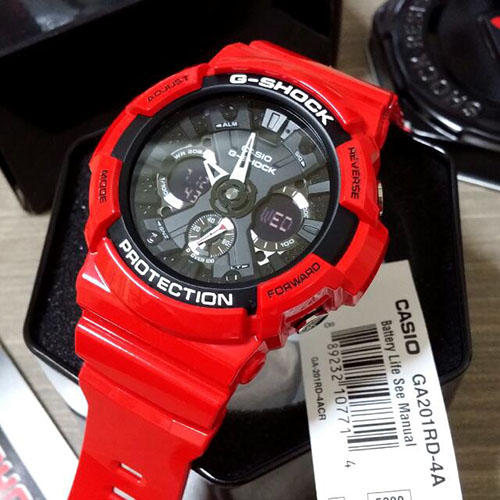 Đồng hồ Casio G-Shock GA-201RD-4ADR Chính hãng
