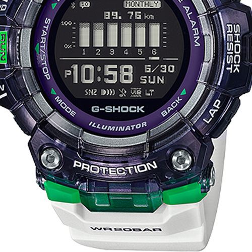 chi tiết dây đeo đồng hồ G Shock GBD-100SM-1A7