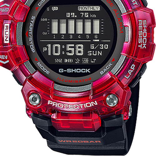 chi tiết dây đeo đồng hồ G Shock GBD-100SM-4A1