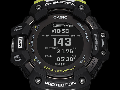 chi tiết mắt đồng hồ casio g shock GBD-H1000-1A7DR