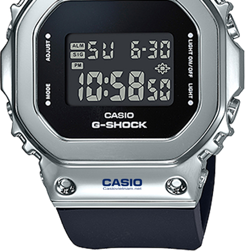 dây nhựa đồng hồ casio G Shock GM-S5600-1