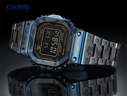 đồng hồ casio nam GMW-B5000TCF-2 dây titan