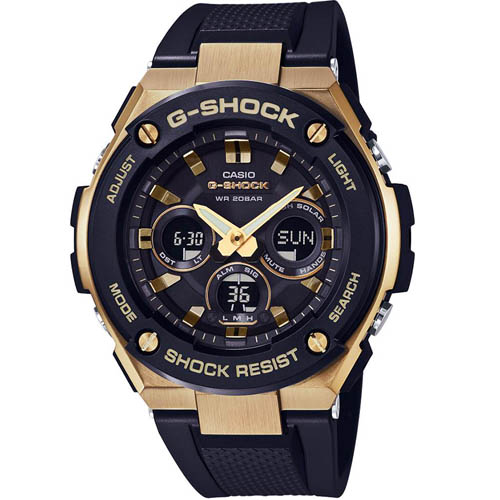 Đồng hồ nam G Shock GST-S300G-1A9DR dây nhựa