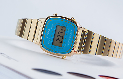 Đồng hồ Casio LA670WGA-2DF mạ vàng