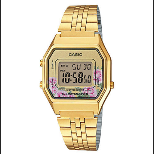 đồng hồ Casio LA680WGA-4CDF chính hãng mạ vàng