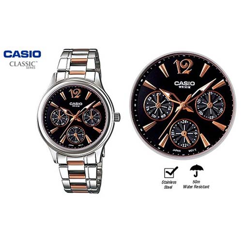 Đồng hồ Casio LTP-2085RG-1AVDF Tinh tế dưới mọi góc nhìn