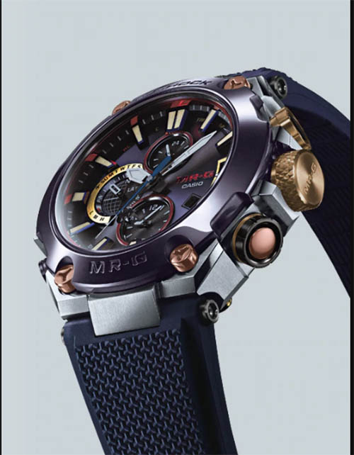 chi tiết tinh tế của đồng hồ MRG-G2000RJ-2A
