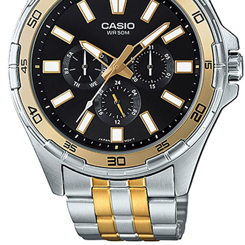 dây kim loại đồng hồ Casio MTD-300SG-1AVDF