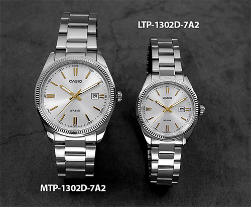 Đồng hồ Cặp Casio MTP-1302D-7A2VDF & LTP-1302D-7A2VDF
