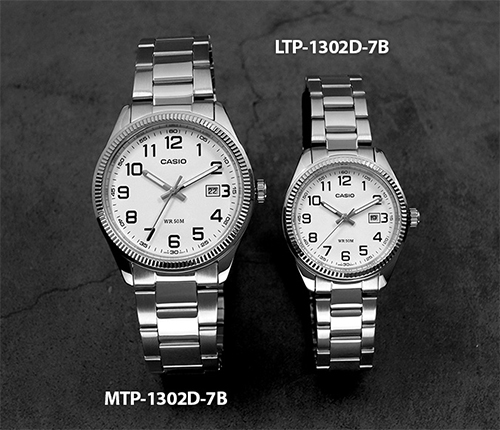 Đồng hồ Cặp Casio MTP-1302D-7BVDF & LTP-1302D-7BVDF