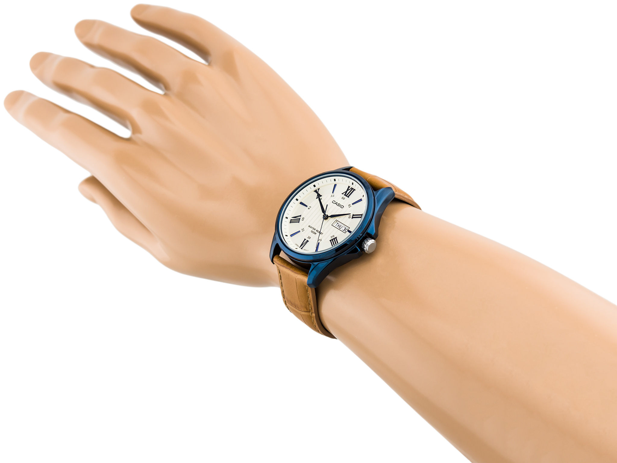 ng H Nam Casio MTP 1384BUL 9AVDF D y Da M t Tr ng