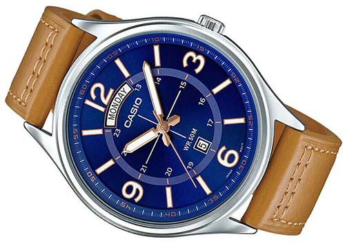 Đồng hồ nam Casio MTP-E129L-2B2VDF sang trọng