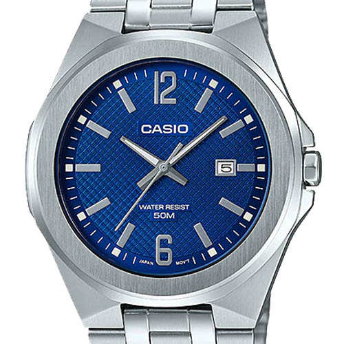 mặt đồng hồ Casio MTP-E158D-2AVDF màu xanh