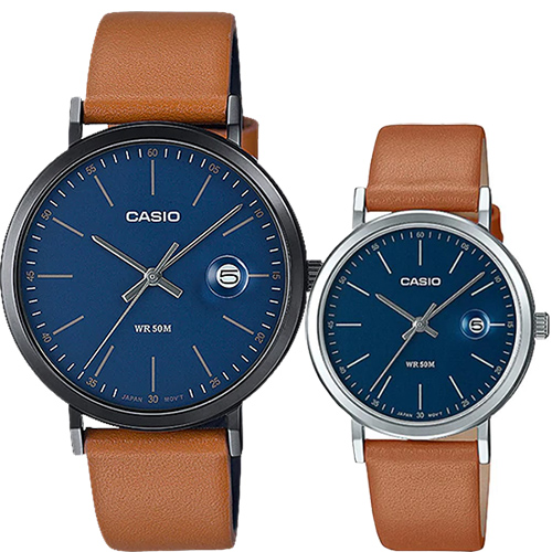 Đồng hồ đôi Casio MTP-E175BL-2EVDF & LTP-E175L-2EVDF