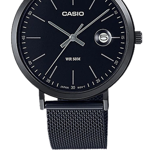 dây kim loại đồng hồ Casio nam MTP-E175MB-1EVDF