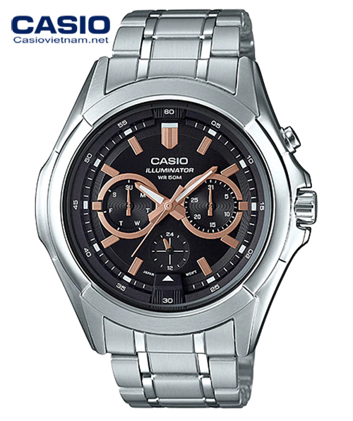 Đồng hồ nam Casio MTP-E204D-1AVDF