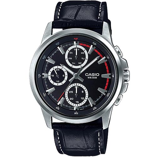 Đồng hồ nam Casio MTP-E317L-1AV dây da thật