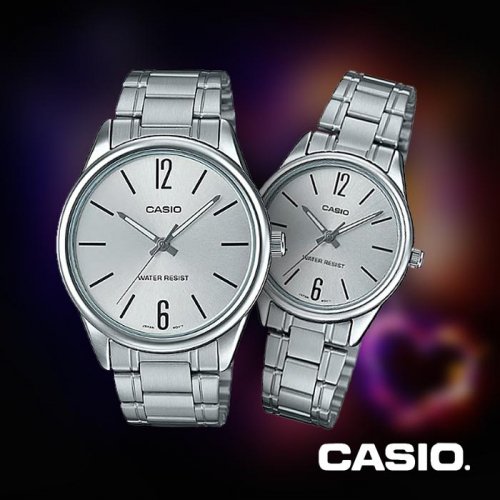 Đồng hồ Casio cặp đôi MTP-V005D-7BUDF & LTP-V005D-7BUDF