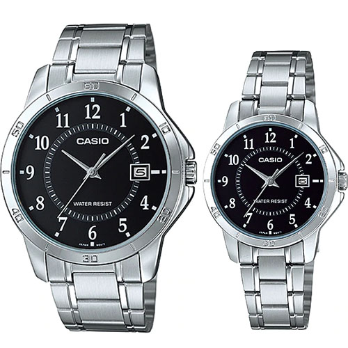 Đồng hồ cặp đôi casio Đồng hồ cặp đôi Casio MTP-V004D-1BUDF Và LTP-V004D-1BUDF