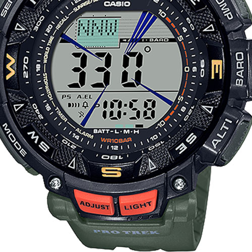 dây nhựa đồng hồ casio protrek PRG-240-3DR