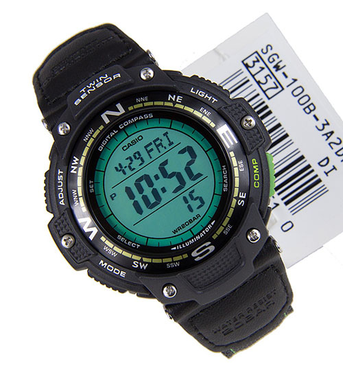 Khám phá đồng hồ nam Casio SGW-100B-3A2