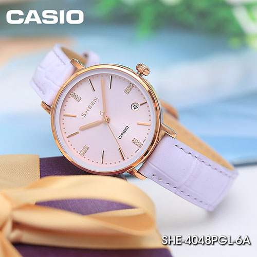 Chi tiết đồng hồ Casio SHE-4048PGL-6AUDR