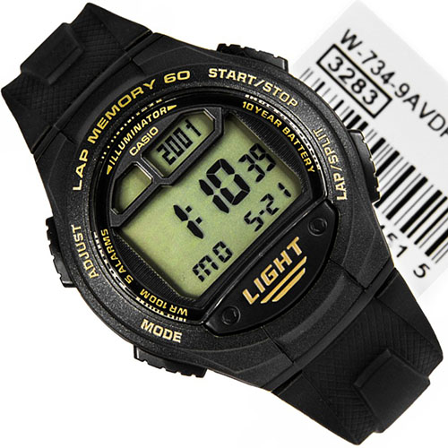 mẫu đồng hồ nam W-734-9AVDF
