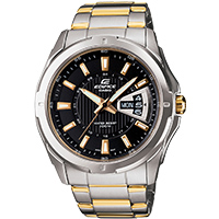 Đồng Hồ Nam Casio EDIFICE EF-129SG-1AVUDF Dây Kim Loại - Mạ Vàng - Dòng 3 Kim