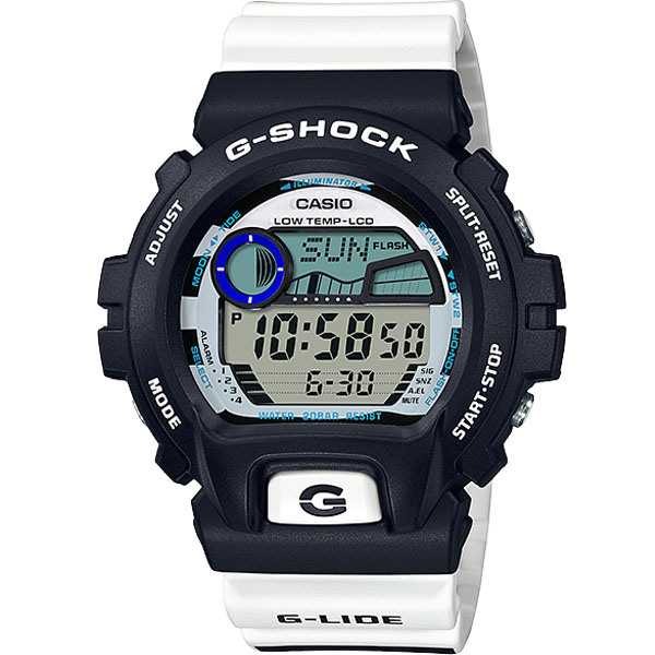 Đồng Hồ Nam Casio G Shock GLX-6900SS-1DF Dây Nhựa Màu Trắng - Đồ Thị Thủy Triều - Hai Đồng Hồ Bấm Giờ 