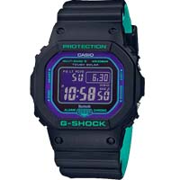 Đồng Hồ Nam Casio G Shock GW-B5600BL-1DF Dây Nhựa Hai Màu - Pin Năng Lượng - Kết Nối Điện Thoại