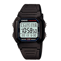 ĐỒNG HỒ NAM CASIO W-800H-1AV DÂY NHỰA - PIN 10 NĂM