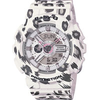 Đồng Hồ Nữ Casio Baby G BA-110LP-7ADR Dây Nhựa Hoạ Tiết Da Báo - Chống Nước 100m