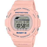Đồng Hồ Nữ Casio Baby-G BLX-570-4DF Dây Nhựa Màu Hồng - Có Đồ Thị Thuỷ Triều